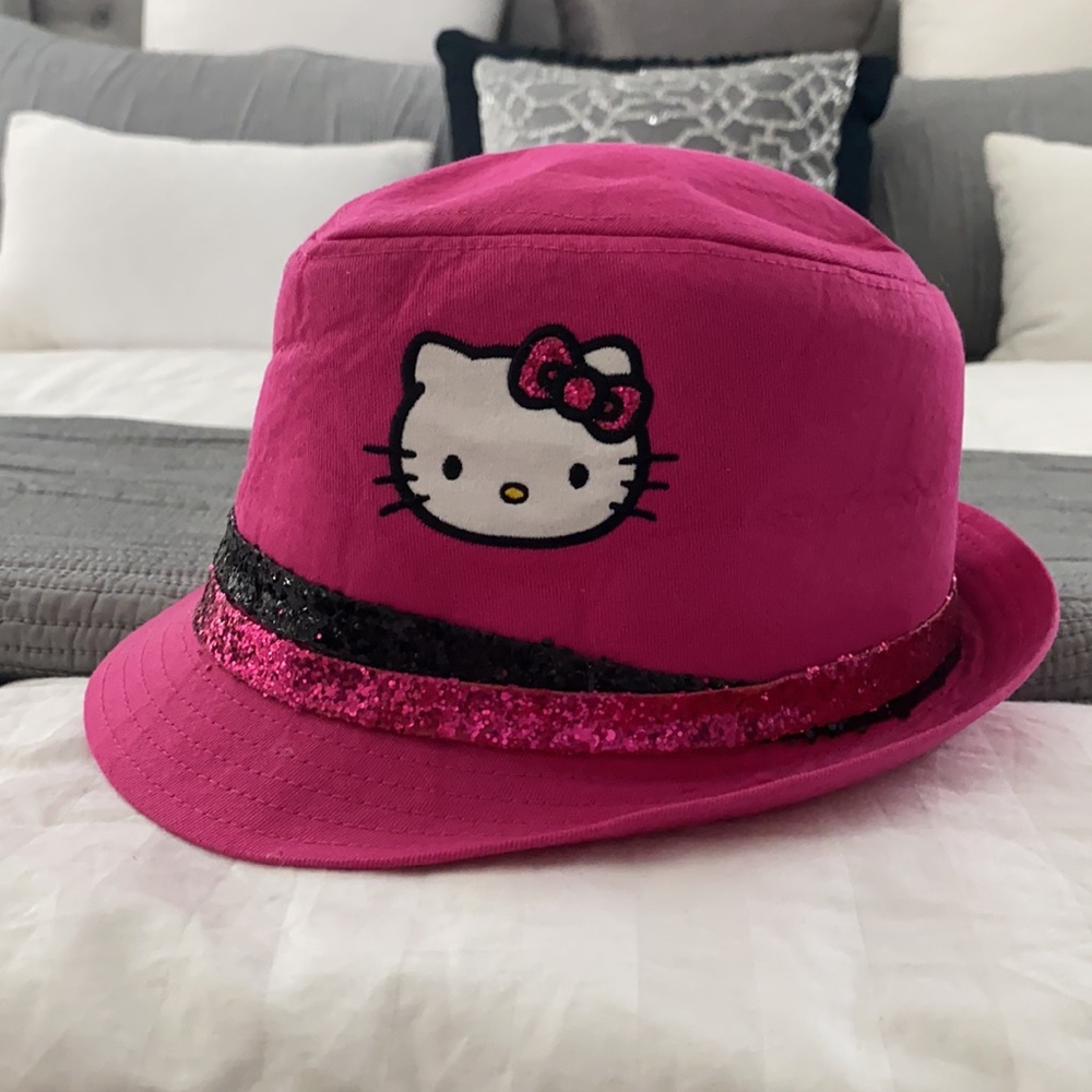 Girls hello Kitty fedora